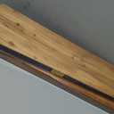 24" Rustic Elm Wood Floating Shelves, 8 Inch Deep Wall Shelves for Home Decor, Wall Mounted Floating Shelf with Invisible Bracket, Heavy-Duty Storage & Display Shelf for Living Room, Kitchen, Set of 2