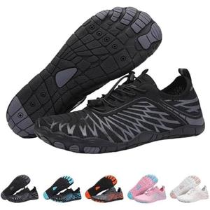 Grounded Barefoot Shoes for Women and Men – 2025 Mesh Grounding Footwear with Rubber Sole, Wide Toe Box, Non-Slip, Lightweight & Breathable, Size: 12 Women/10.5 Men