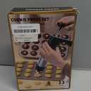 Stainless Steel Cookies Press, Cookies Press for Baking,Cookie Press Gun Kit with 13 Cookie Discs and 8 Piping Tips for DIY cake Maker Decorating Baking Supplies