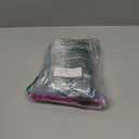 Non-Spill Salt and Pepper Grinder Set - Adjustable Ceramic Grinder - Minimalistic Spice Mill - Easy to Refill Condiments Dispenser - Wood & Soft-Coated Plastic - 6.2 x 2.2 inch (White & Grey)