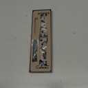 V.R.HOPE Resin Watch Band Compatible with Apple Watch Band for Women 38mm 40mm 41mm 42mm Starlight Fashion Lightweight Bracelet Strap for iWatch Series 11/10/9/8/7/6/5/4/3/2/1/SE3 (Black Floral-Starlight)