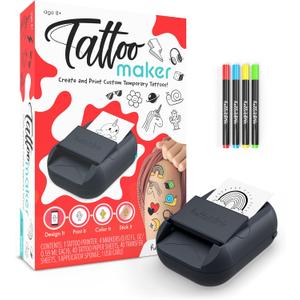 Hello Blink Tattoo Maker Create and Print Custom Temporary Body Art for Kids Ages 8+ DIY Activity for Parties, Gifts & Creative Fun