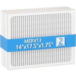 14 x 17.5 x1.75 MERV 13 Replacement Dehumidifier Filter Compatible with Santa Fe Advance90, Advance100, Advance120, Honeywell DR90 & DR120 dehumidifier Models, 2 Pack