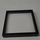 Picrit Shadow Box Frame 12x12, Display Case Box with High Definition Real Glass and Black Back for Memorabilia, Baby Items, Wedding Memories, Crafts, Tickets and Photos, Black