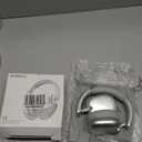 RORSOU C6 Active Noise Cancelling Headphones, Wireless Over Ear Bluetooth Headphones, 60H Playtime, Lightweight Folding Deep Bass Comfort Fit Ear Cups Headset with Mic for iPad/Travel/PC/Home Silver