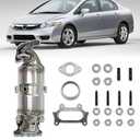 PTPDRH Catalytic Convert Compatible with 2006-2011 Honda Civic 1.8L 16448，641322 (EPA Compliant)