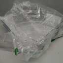 iDesign Clear Plastic 1/4 Wedge Bin for Corner Lazy Susan Cabinet, Kitchen Cabinet Organizer