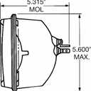 Wagner BriteLite H6054BL Headlight Box of 1