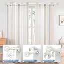 TVWOO White Decorative Farmhouse Curtain Rod:18-60"Adjustable Heavy Duty Single Window Curtain Rod for Bedroom Living Room,Antique White Boho Rustic Drapery Rods with Vintage Twist Finial Easy Install