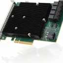 LSI SAS 9300-16I HBA Card, 16 Port 12Gbps HBA Controller Card, for Windows, Linux and More, Serial SATA, SAS Interface, PCIe