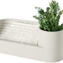 Umbra Stream Water Fountain for Tabletop Desktop - Soothing and Calming Zen for Bedroom or Office, Sand