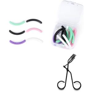 Eyelash Curler Refills Compatible with surratt,Eyelash Curler Pads 24PCS,Silicone Lash Curler Refill Pads Compatible with surratt (Colorful) Pack of 3