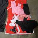 Anime Cosplay Costume Anime Dress Red Cosplay Ouftits With Wig Halloween Women (XX-Large)