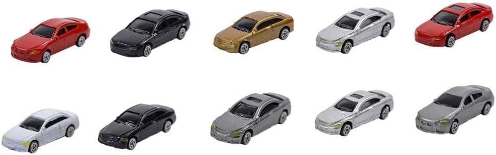 10Pieces HO Scale Model Vehicle Car 1:87 Architecture Model Train