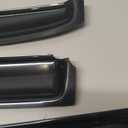 Lightronic Extra Durable Clip-on in-Channel Auto Vent Window Visor, Fits 2018-2024 Toyota Camry, UV Protection Rain Guard, Original Wind Deflector, No-Drill Easy Install, Dark Smoke, 4-Pcs
