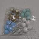 JeVenis Blue Gold Balls Cake Topper Bears Cake Cake Decoration Baby Shower Birthday Cake Decoration