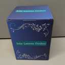 Solar Lanterns Outdoor Waterproof Christmas Birthdays Gifts for Women Mom Grandma Butterfly Garden Decor Metal Hanging Solar LED Lights for Patio(Butterfly Swarm)