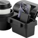 Li&Zhao Car Cup Holder - Hanging Car Door Window Drink Coffee Door Cup Holder with Clip-On Design, No Drill Universal Fit for All Vehicles, Perfect for Drivers and Truckers (Black)