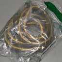 1.5m Gold Stainless Steel Antique Brass Shower Hose Replacement Hand Spray Pipe (Gold)