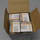 E12 Candelabra Light Bulbs 8W,Equal 100 Watt Dimmable Led Bulbs,4000K Daylight Led Candle Bulb,Chandelier Light Bulbs 4.85In,850lm,4-Pack