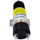 12V 2-Terminal Dual Coil Pull Throttle Solenoid Fits Kubota WG-750 DF-750 DF-752 DF-972 D-905 D1105 Z482 Genie 20780GT Z-34/22 Z-45/22 D610-A1V12 1502-12C2U1B1S1 1001118582