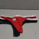 Calvin Klein womens Carousel Logo Cotton Stretch Thong Panties, Multipack, Small