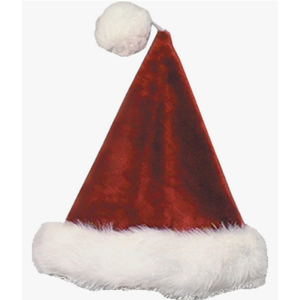 Halco Premium Santa Hat - Plush Velvet