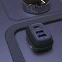 Surface Pro Surface Laptop Car Charger, USB C Car Charger Compatible with Surface Pro 7/6/5/4/3, Surface Laptop Go2/1, Surface Book/Go 3/2/1, Dual USB Port for iPad, Phone, Switch