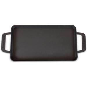 Maverick 22-Inch Preseasoned Carbon Steel Griddle, 4mm Heavy-Duty Flat Top Grill Pan with Raised Edges & Integrated Handles