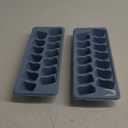 Sterilite Plastic Ice Cube Trays, Blue, 2 Pack