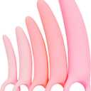 Silicone Pelvic Floor Muscle Exerciser Trainer Set - Pink