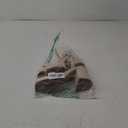 DREAM PAIRS Heels for Women Block Chunky Platform High Heels Open Toe GISELLE Fashion Wedding Party Evening Prom Dance Ankle Strap Dress Pump Sandals Shoes Beige 7,5