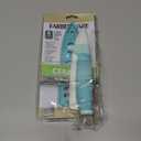 Farberware Ceramic Chef Knife with Custom-Fit Blade Cover, Razor-Sharp Kitchen Knife with Ergonomic, Soft-Grip Handle, Dishwasher-Safe, 6-inch, Aqua