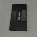 SHIELDON Case for iPhone 15 6.1", Genuine Leather Magnetic Wireless Charging Slim Fit Elegant Non-Slip Shockproof Protective Phone Case Cover with Metal Buttons Compatible with iPhone 15 2023 - Black