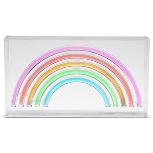 Rainbow Neon Light - Neon Effect Lightbox USB LED Multicolour Desk Lamp