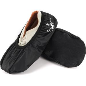 TonGass Reusable Bowling Shoe Protector Covers, Washable Slip-On Overshoes for Bowlings Shoes, Durable Stretch Fabric, Bowling Shoe Protection Accessory (Medium (Mens Size 7-8.5, Womens Size 9-11))