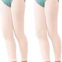 Phoeswan Ballet Tights for Girls/Women, Convertible/Footless Dance Tights for Ballet, Gymnastics, School, 2 or 3 Pairs/Pack (8-12 Years)