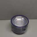 Liacere 60Pcs Blue Plastic Bowls - Disposable Clear and Blue Bowls - 12OZ Premium Heavy Duty Plastic Soup Bowls for Wedding &Independence Day