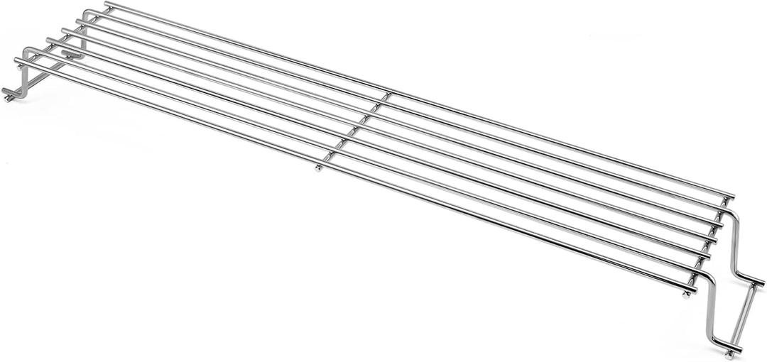 Criditpid 7641 Grill Warming Rack for Weber Spirit 300 Series, Spirit E310 S310 SP310 E320 S320 SP320 with Front Control, 24 7/8 Inch Stainless Steel Upper Rack Parts for Weber Genesis Silver Gold B/C