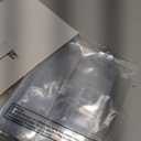 Zonon 100 Pieces 2 x 6 Clear Plastic Bookmark Sleeves with Tassels Vinyl Photobooth Bookmark Covers Blank Strip Display Holder Laminating Pouches for DIY Gift Tags School Office Party Favors