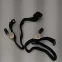 2 Pieces Sports Coach Whistle with Strap Metallic Loud Official Hockey Football Soccer Referee Whistle with Rubber Sleeve for Coaches Polices Referees