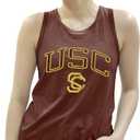 Blue 84 Women's Tri-Blend Tank Top Vintage Arch Over Team Color (Large)