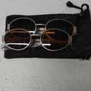 livho 2025 Trendy Oval Sunglasses - Stylish Polarized Shades for Everyday - Retro Metal Frames