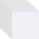 Frienda Drop Ceiling Tiles PVC Smooth Ceiling Panel Easy Drop in Installation for Waterproof Washable and Fire Rated to Prevent Breakage(2ft X 2ft,White,18 Pcs)