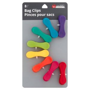 Culinary Elements Bag Clips, 8 Count