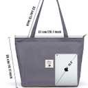 WLLWOO WLLWOO Yoga Bags for Women with Yoga Mats Bags Carrier Carryall Canvas Tote for Pilates Shoulder for Travel Office Beach Workout