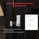 SwitchBot Door Alarm Contact Sensor- Smart Home Security Wireless Window Alarm and Door Sensor, Add SwitchBot Hub to Make it Compatible with Alexa (3)