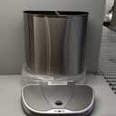 Ninestars DZT-70-11R Automatic Touchless Motion Sensor Semi-Round Trash Can/Recycler, 18.5 Gal. 70 L., Stainless Steel