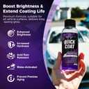 Quick Coat Spray Water-Activated Quick Detailer & Water Spot Remover for Cars, Glass, Paint & Shower Doors. Instant Shine, Deep Gloss, Easy Drying Safe on Ceramic Coated Vehicles (EXP 11/28/29)