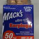 Mack's, Ultra Soft Foam Earplugs, 50 Count